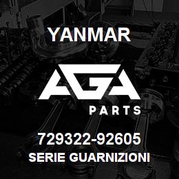 729322-92605 Yanmar SERIE GUARNIZIONI | AGA Parts
