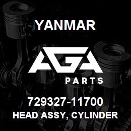 729327-11700 Yanmar head assy, cylinder n.m.l. | AGA Parts