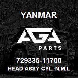 729335-11700 Yanmar head assy cyl. n.m.l | AGA Parts