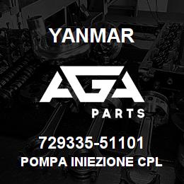 729335-51101 Yanmar POMPA INIEZIONE cpl | AGA Parts