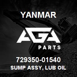 729350-01540 Yanmar SUMP ASSY, LUB OIL | AGA Parts