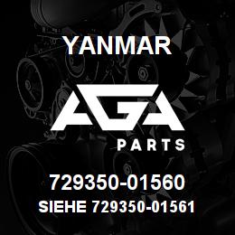 729350-01560 Yanmar siehe 729350-01561 | AGA Parts