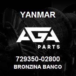 729350-02800 Yanmar BRONZINA BANCO | AGA Parts