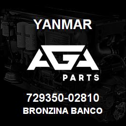 729350-02810 Yanmar BRONZINA BANCO | AGA Parts