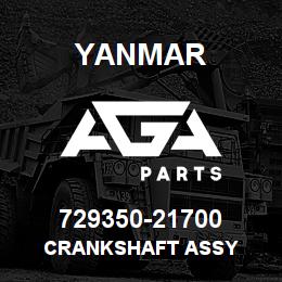 729350-21700 Yanmar crankshaft assy | AGA Parts