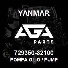 729350-32100 Yanmar POMPA OLIO / PUMP | AGA Parts