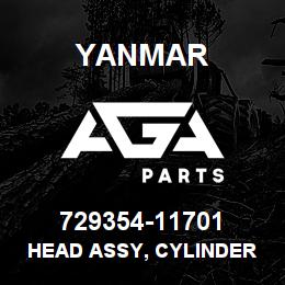 729354-11701 Yanmar head assy, cylinder n.m.l. | AGA Parts