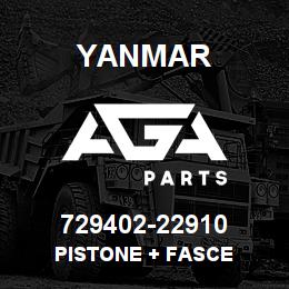 729402-22910 Yanmar PISTONE + FASCE | AGA Parts