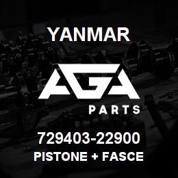 729403-22900 Yanmar PISTONE + FASCE | AGA Parts