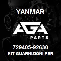 729405-92630 Yanmar KIT GUARNIZIONI PER | AGA Parts