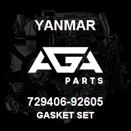 729406-92605 Yanmar GASKET SET | AGA Parts
