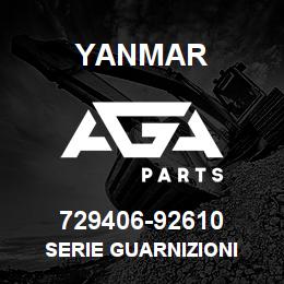 729406-92610 Yanmar SERIE GUARNIZIONI | AGA Parts