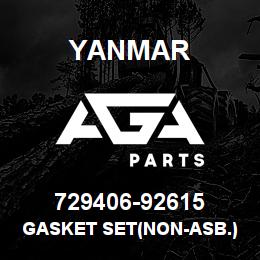 729406-92615 Yanmar GASKET SET(NON-ASB.) | AGA Parts