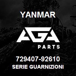 729407-92610 Yanmar SERIE GUARNIZIONI | AGA Parts