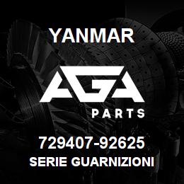 729407-92625 Yanmar SERIE GUARNIZIONI | AGA Parts