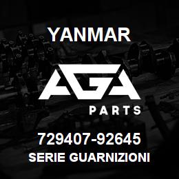 729407-92645 Yanmar SERIE GUARNIZIONI | AGA Parts