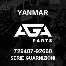729407-92660 Yanmar SERIE GUARNIZIONI | AGA Parts