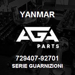 729407-92701 Yanmar SERIE GUARNIZIONI | AGA Parts
