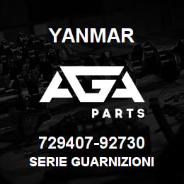 729407-92730 Yanmar SERIE GUARNIZIONI | AGA Parts