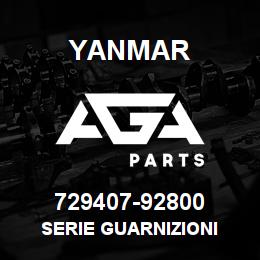 729407-92800 Yanmar SERIE GUARNIZIONI | AGA Parts