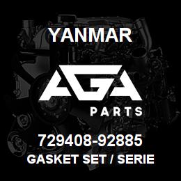 729408-92885 Yanmar GASKET SET / SERIE | AGA Parts