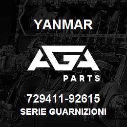 729411-92615 Yanmar SERIE GUARNIZIONI | AGA Parts