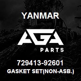 729413-92601 Yanmar GASKET SET(NON-ASB.) | AGA Parts