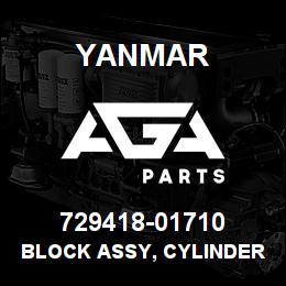 729418-01710 Yanmar BLOCK ASSY, CYLINDER | AGA Parts
