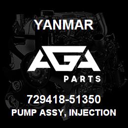 729418-51350 Yanmar PUMP ASSY, INJECTION | AGA Parts