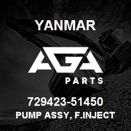 729423-51450 Yanmar PUMP ASSY, F.INJECT | AGA Parts