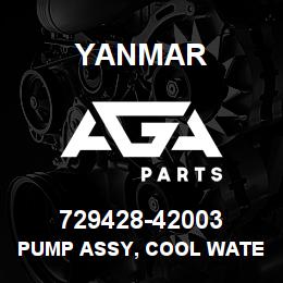 729428-42003 Yanmar pump assy, cool water | AGA Parts