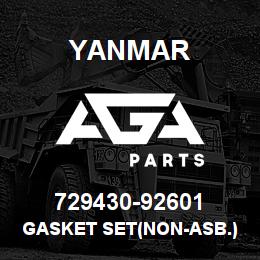 729430-92601 Yanmar GASKET SET(NON-ASB.) | AGA Parts