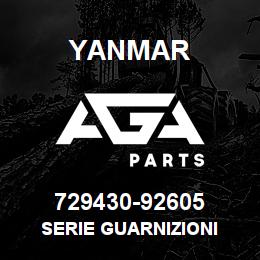 729430-92605 Yanmar SERIE GUARNIZIONI | AGA Parts