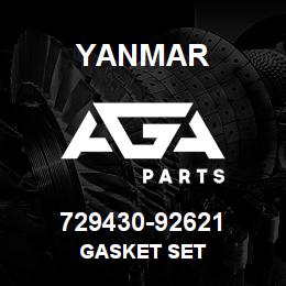 729430-92621 Yanmar GASKET SET | AGA Parts