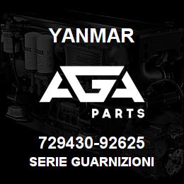 729430-92625 Yanmar SERIE GUARNIZIONI | AGA Parts