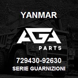 729430-92630 Yanmar SERIE GUARNIZIONI | AGA Parts