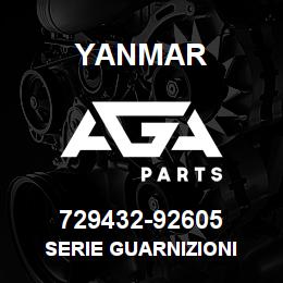 729432-92605 Yanmar SERIE GUARNIZIONI | AGA Parts