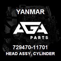 729470-11701 Yanmar HEAD ASSY, CYLINDER | AGA Parts