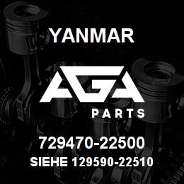 729470-22500 Yanmar siehe 129590-22510 | AGA Parts