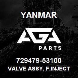 729479-53100 Yanmar valve assy, f.inject | AGA Parts