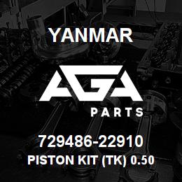 729486-22910 Yanmar PISTON KIT (TK) 0.50 | AGA Parts