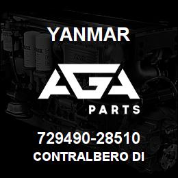 729490-28510 Yanmar CONTRALBERO DI | AGA Parts