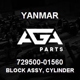 729500-01560 Yanmar block assy, cylinder | AGA Parts