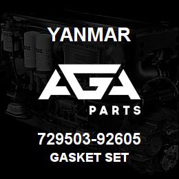 729503-92605 Yanmar gasket set | AGA Parts
