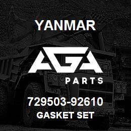 729503-92610 Yanmar gasket set | AGA Parts