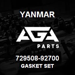 729508-92700 Yanmar GASKET SET | AGA Parts