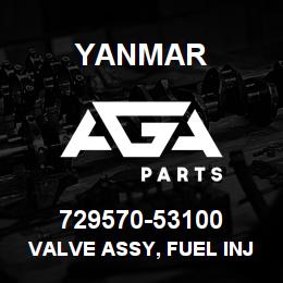 729570-53100 Yanmar valve assy, fuel inj. | AGA Parts