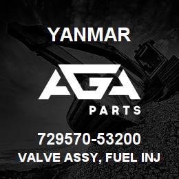 729570-53200 Yanmar valve assy, fuel inj. | AGA Parts