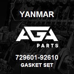 729601-92610 Yanmar GASKET SET | AGA Parts