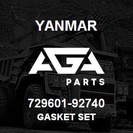 729601-92740 Yanmar GASKET SET | AGA Parts